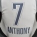 75th Anniversary 2202 Season Oklahoma City Thunder ANTHONY#7 City Edition White NBA Jersey-436063