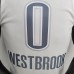 75th Anniversary 2202 Season Oklahoma City Thunder WESTBROOK#0 City Edition White NBA Jersey-7258172