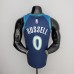 75th Anniversary 2202 Season RUSSELL#0 Minnesota Timberwolves City Edition Blue NBA Jersey-2229602