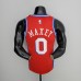 2021 MAXEY#0 76ers Jordan Themed Red NBA Jersey-4649947