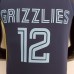 75th Anniversary Memphis Grizzlies MORANT#12 Navy Blue NBA Jersey-6844654