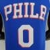 75th Anniversary Philadelphia 76ers MAXEY#0 Blue NBA Jersey-3656209