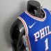 75th Anniversary Philadelphia 76ers HARDEN#1 Blue NBA Jersey-1736794