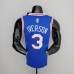 75th Anniversary Philadelphia 76ers IVERSON#3 Blue NBA Jersey-8321328
