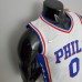 75th Anniversary Philadelphia 76ers MAXEY#0 White NBA Jersey-1521533