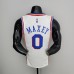 75th Anniversary Philadelphia 76ers MAXEY#0 White NBA Jersey-1521533