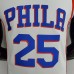 75th Anniversary Philadelphia 76ers SIMMONS#25 White NBA Jersey-4493304