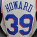 75th Anniversary Philadelphia 76ers HOWARD#39 White NBA Jersey-2262246
