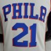75th Anniversary Philadelphia 76ers EMBIID#21 White NBA Jersey-5890210