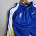 75th Anniversary Golden State Warriors Shorts Blue NBA Jersey Shorts-812369