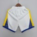 75th Anniversary Golden State Warriors Shorts White NBA Jersey Shorts-2676707