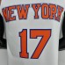 75th Anniversary Lin #17 New York Knicks White NBA Jersey-6404696