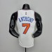 75th Anniversary Anthony #7 New York Knicks White NBA Jersey-5925754