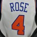75th Anniversary Ross #4 New York Knicks White NBA Jersey-8460234