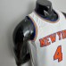 75th Anniversary Ross #4 New York Knicks White NBA Jersey-8460234