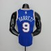 75th Anniversary Barrett#9 New York Knicks Jordan Limited Blue NBA Jersey-364435
