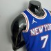 75th Anniversary Anthony #7 New York Knicks Jordan Limited Blue NBA Jersey-8315036