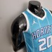 75th Anniversary Hayward #20 Charlotte Hornets Blue NBA Jersey-3377670