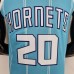 75th Anniversary Hayward #20 Charlotte Hornets Blue NBA Jersey-3377670