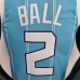 75th Anniversary Ball #2 Charlotte Hornets Blue NBA Jersey-2302556