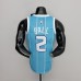 75th Anniversary Ball #2 Charlotte Hornets Blue NBA Jersey-2302556