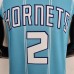 75th Anniversary Ball #2 Charlotte Hornets Blue NBA Jersey-2302556