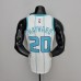 75th Anniversary Hayward #20 Charlotte Hornets White NBA Jersey-8824787