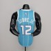 75th Anniversary Oubre jr.#12 Charlotte Hornets Blue NBA Jersey-6479723