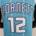 75th Anniversary Oubre jr.#12 Charlotte Hornets Blue NBA Jersey-6479723