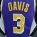 75th Anniversary Davis #3 Los Angeles Lakers Jordan Purple NBA Jersey-634526
