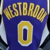 75th Anniversary Westbrook #0 Los Angeles Lakers Jordan Purple NBA Jersey-2070359