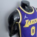 75th Anniversary Westbrook #0 Los Angeles Lakers Jordan Purple NBA Jersey-2070359