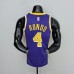 75th Anniversary Rondo #4 Los Angeles Lakers Jordan Purple NBA Jersey-5457944
