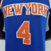 75th Anniversary Ross #4 New York Knicks Blue NBA Jersey-8207088