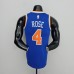 75th Anniversary Ross #4 New York Knicks Blue NBA Jersey-8207088
