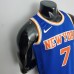75th Anniversary Anthony #7 New York Knicks Blue NBA Jersey-4774151