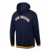 NBA New Orleans Pelicans Navy Blue Hooded Jacket Kit (Top + Pant)-1445053