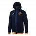 NBA Denver Nuggets Navy Blue Hooded Jacket Kit (Top + Pant)-5413465