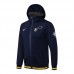 NBA Utah Jazz Navy Blue Hooded Jacket Kit (Top + Pant)-5310610