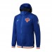 NBA New York Knicks Blue Hooded Jacket Kit (Top + Pant)-6654258