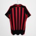 2006/07 Retro AC Milan Home Red Black Jersey version short sleeve-7345629