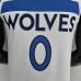 75th Anniversary Minnesota Timberwolves Russell #0 Royal White NBA Jersey-8454726