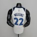 75th Anniversary Minnesota Timberwolves Wiggins #22 Royal White NBA Jersey-6764424