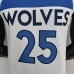 75th Anniversary Minnesota Timberwolves Rose #25 Royal White NBA Jersey-5038732