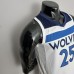 75th Anniversary Minnesota Timberwolves Rose #25 Royal White NBA Jersey-5038732