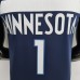 75th Anniversary Minnesota Timberwolves Edwards #1 Royal Blue NBA Jersey-5701855