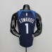 75th Anniversary Minnesota Timberwolves Edwards #1 Royal Blue NBA Jersey-5701855