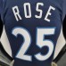 75th Anniversary Minnesota Timberwolves Rose #25 Royal Blue NBA Jersey-5718560