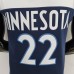 75th Anniversary Minnesota Timberwolves Wiggins #22 Royal Blue NBA Jersey-2783302