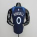 75th Anniversary Minnesota Timberwolves Russell #0 Royal Blue NBA Jersey-5156331